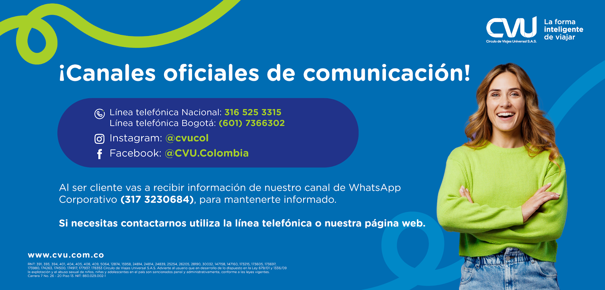 canales de atención cvu